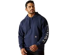 Felpa con cappuccio Ariat Rebar Bleu 2XL