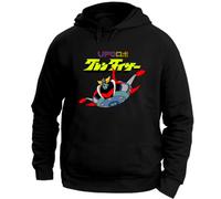 Felpa con Cappuccio Atlas UFO Robot Anime Manga Cartoon Videogame Goldrake