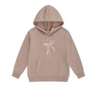 Felpa con cappuccio autunnale e ragazza, comoda ispiratrice, con cappuccio, tasca a marsupio, religiosa, minimalista, simbolo Chi-Rho, tinta unita, per chiesa, Stil-p06 kaki, 10-11 Jahre
