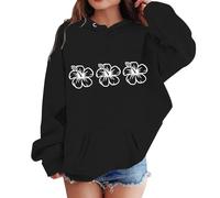 Felpa con Cappuccio Bambini Unisex Basic Comfort Maniche Lunghe Stampa Festiva Maglia di Tuta a Manica Lunga Pullover Hoodie Cerniera e Tasche Comoda Calda per Bambina 1-7 Anni