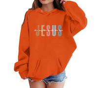 Felpa con Cappuccio Bambini Unisex Ragazzi Ragazza Natale Pullover Tops Graziosa Calda Maglia di Tuta a Manica Lunga T-Shirt Stampa Comoda e Abbigliamento per Ragazze 5-14 Anni