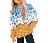 Felpa con Cappuccio Bambini Unisex Sweatshirt Calda per Sportswear Girocollo Sportivo Bambina Casual, Attivo, A Maniche Piene Morbidi Economici Scuola Cappotto Bambine E Ragazze 4-15 Anni