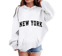 Felpa con Cappuccio Bambini unisextop Sportivo Maglietta Cotone Fodera Pile Ragazza Felpe Natale Bambino 3-12 Anni Giacca Invernale Bambina