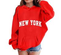 Felpa con Cappuccio Bambini unisextop Sportivo Maglietta Cotone Fodera Pile Ragazza Felpe Natale Bambino 3-12 Anni Giacca Invernale Bambina