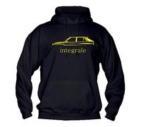 Felpa con Cappuccio Bambino Ragazzo Basic Top qualità Top vestibilità - Auto Integrale - novità Fashion Divertenti Humor Youtuber New Bambina Made in Italy (Nero, 5-6 Anni)