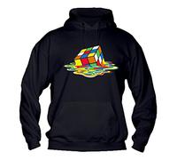 Felpa con Cappuccio Bambino Ragazzo Basic Top qualità Top vestibilità - Ciro Il Grande - novità Fashion Divertenti Humor Youtuber New Bambina Made in Italy (Nero, 12-14)