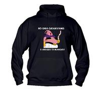 Felpa con Cappuccio Bambino Ragazzo Basic Top qualità Top vestibilità - Ho Una Gran Fame e Adesso Ti magio - novità Fashion Divertenti Humor Youtuber New Bambina Made in Italy (5-6, Nero)