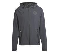 adidas Performance - FC Bayern Tiro 25 Competition Vis - Giacca tecnica grigia da viaggio-Grigio S