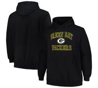 Felpa Con Cappuccio Big E Tall Heart And Soul Dei Green Bay Packers