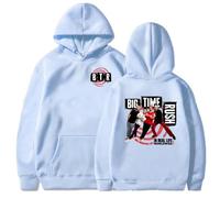 Felpa con Cappuccio Big Time Rush Tour 2026 | Stile Urbano Unisex | Autunno Manica Lunga | Moda Streetwear (59054 Azzurro,S)