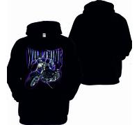 Felpa Con Cappuccio Biker Chopper E Motivo Moto In 4 Colori Modello Wild Thing