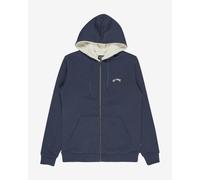Felpa con cappuccio Billabong Arch Sherpa full zip blu navy - XL