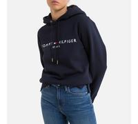 Felpa con cappuccio Blu S Tinta unita
