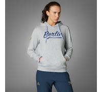 Felpa con cappuccio BMW Berlin Marathon 2024 Graphic Medium Grey Heather 2XS