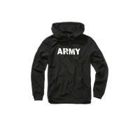 Felpa con Cappuccio Brandit Militare NeroL Nero