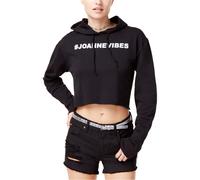 Felpa Con Cappuccio Bravado Donna Lady GAGA, Nera, Piccola