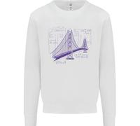 Felpa Con Cappuccio Bridge Equation Fisica Matematica Geek Per Bambini