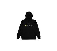 Felpa con cappuccio burgtec con logo nera unisex