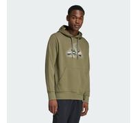 FELPA CON CAPPUCCIO CAMO MODERN LOGO GRAPHIC Olive Strata XL