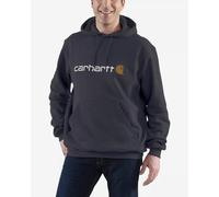 Carhartt Signature Logo Midweight Felpa, grigio-bianco, taglia M