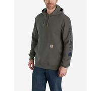 Carhartt Loose Fit Midweight Logo Sleeve Graphic Sweatshirt, Felpa con Cappuccio Uomo, Verde (Dusty Olive), S