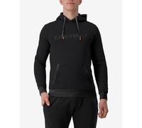 Felpa con cappuccio Castelli Logo nero - M