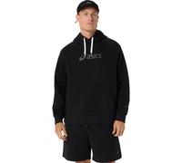 Felpa con cappuccio casual Asics Noir M