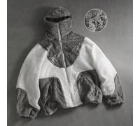 Felpa con cappuccio casual da uomo con colori a contrasto e patchwork, adatta per autunno/inverno, streetwear, oversize, per uomo, coppia, grafica "I Love My Boyfriend", amici, coordinati, boyfriend L