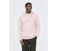 Felpa con cappuccio Ceres Life Rosa L Tinta unita