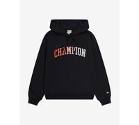 Felpa con cappuccio Champion Legacy Icons Sports Logo nero donna - S