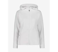 CMP Felpa Donna con Tessuto Tecnico Full Zip con Cappuccio in 4 Way Stretch - 32C8386 (46, Bianco)