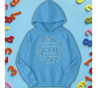 Felpa con cappuccio colorata per bambini e ragazze National Numeracy Number...