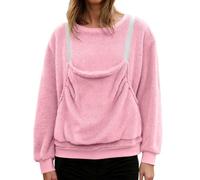 Felpa con cappuccio con cappuccio casual a maniche lunghe per animali domestici sacchetto per cani Pet Carrier cucciolo carino coppia felpe con cappuccio per animali domestici felpa con cappuccio per
