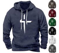 Felpa con cappuccio con croce cristiana con cappuccio da uomo 3D Cristiano Gesù Felpe unisex Miracle Worker Felpa Faith Believer Who Loves Jesus Pullover Felpa a maniche lunghe Gesù Top Confortevole