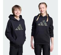 adidas Unisex - Bambini Camo Graphic Hoodie Junior, Black, 13-14 Years