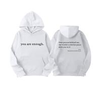 Felpa con cappuccio con grafica per bambini, divertente, divertente, per ragazzi e adolescenti, colore bianco e nero, con cappuccio a Lonely Place (bianco, 12-24 mesi)