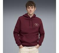 Felpa con cappuccio con grafica PUMA Class da uomo, Abbigliamento, Rosso, XL XL