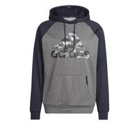 Felpa con cappuccio con logo adidas Aeroready Game and Go Camo Grigio M