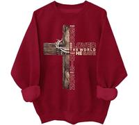 Felpa con cappuccio con scritta "For God So Loved the World That He Gave His Only Son Christian Cross Religious Faith Shirt, Porpora, M
