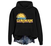 Felpa con cappuccio con scritta "Life Gave Me Some Lemons But My Jesus He Be Making Lemonade" (lingua italiana non garantita), Nero , XL