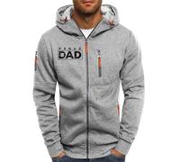 Felpa Con Cappuccio Con Zip da Uomo | Tinta Unita Bianca Atletica Traspirante da Lavoro Premium Adulto Golf Classica