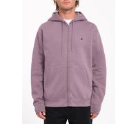 Felpa con cappuccio con zip Volcom Single Stone vintage viola