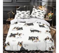 Felpa con cappuccio Cool Cat Set Di Copripiumino 3 pezzi stampa 3D con federa incluso federe decorazione per la camera dei bambini Strada urbana copripiumino for ragazze e adulti King（220x240cm）