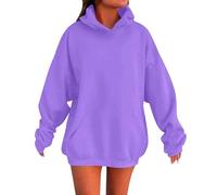 Felpa Con Cappuccio Cotone Bambine E Ragazze Leggero Comoda Felpe a Maniche Lunghe Autunnale Morbido Casuale Hoodie Elegante Sportivo Tinta Unita Sweatshirt Y2k Con Tasche Streetwear Maglione Ragazza