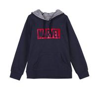 Felpa Con Cappuccio Cotton Brushed Marvel BLU SCURO - 8 Anni | MASCHIO CERDà