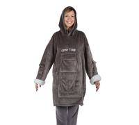 Felpa con cappuccio Cozy Time grigia grigio