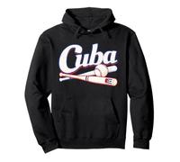 Felpa con Cappuccio Cuba Baseball Fan Bandiera Cuba Sport Team Graphic Felpa con Cappuccio