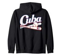 Felpa con Cappuccio Cuba Baseball Fan Bandiera Cuba Sport Team Graphic Felpa con Cappuccio