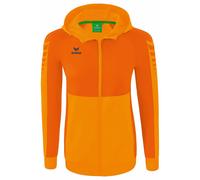 Erima Six Wings Training Full Zip Sweatshirt Arancione 44 Donna