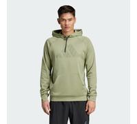 Felpa con cappuccio da allenamento Game and Go Big Logo Tent Green M